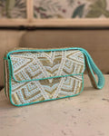 Lagoon Luxe Beaded Clutch