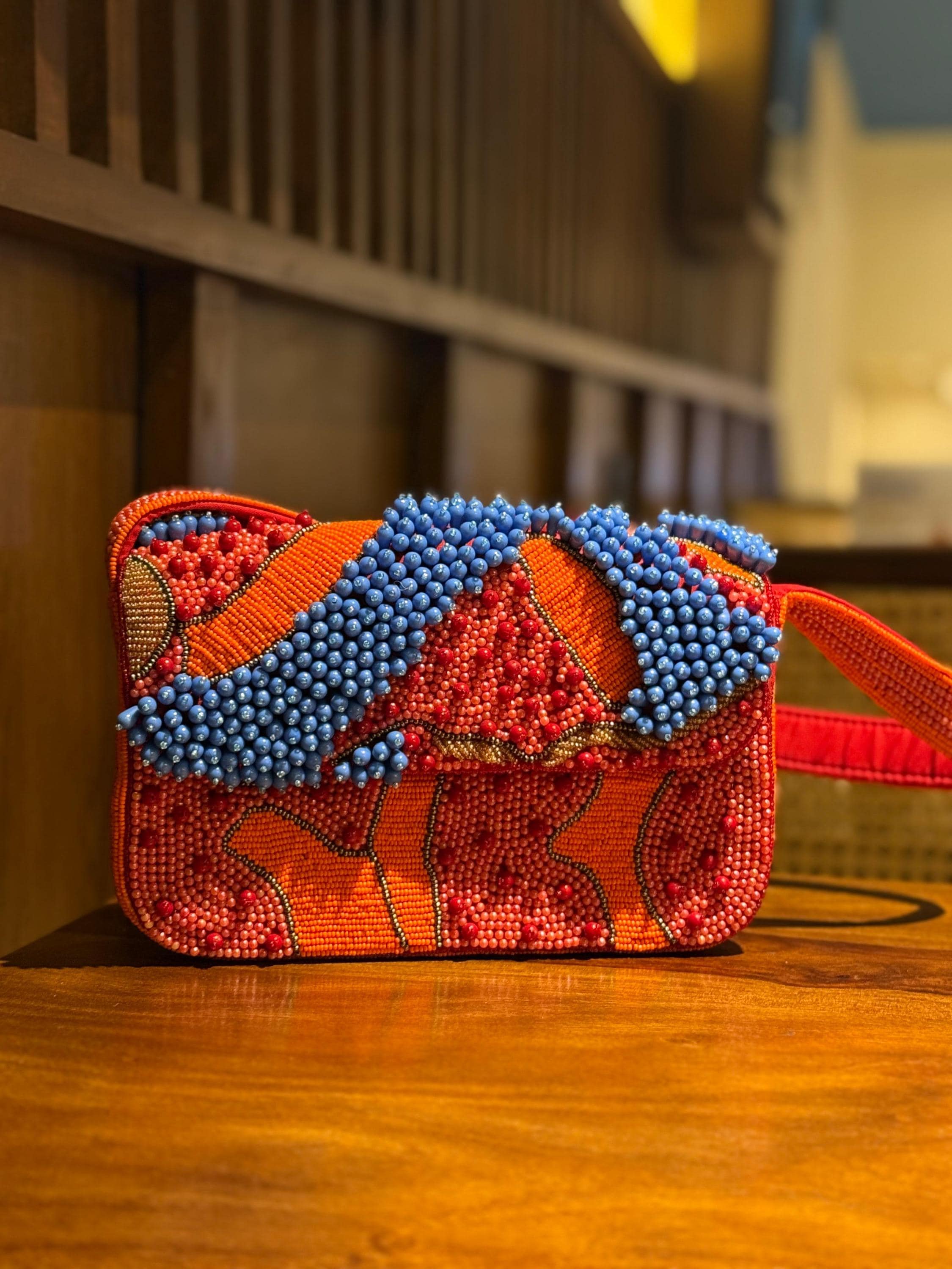 Inferno Mosaic Shoulder Handbag