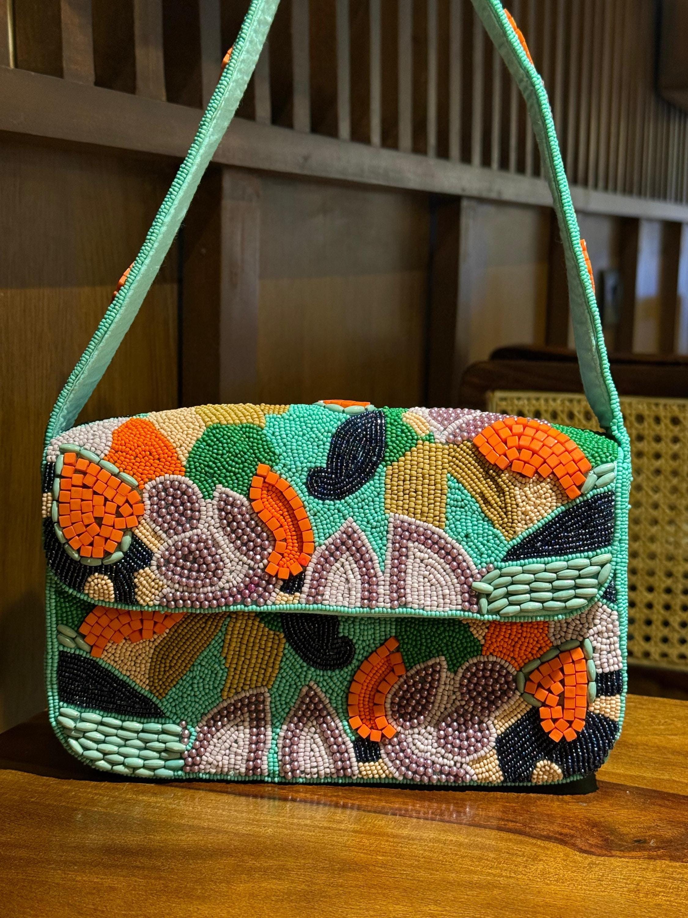 Aurora Beaded Shoulder Bag