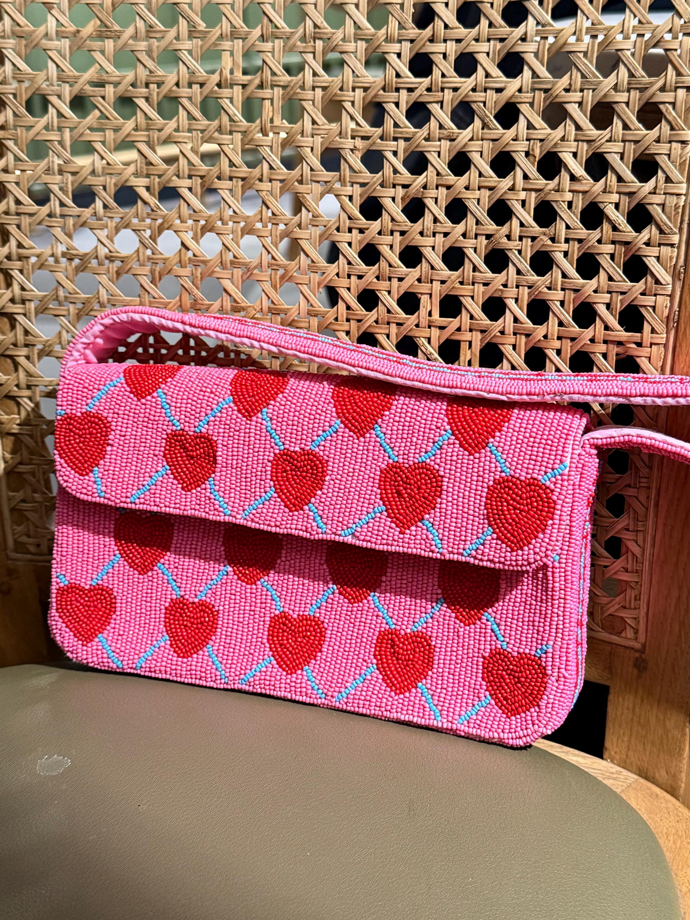 Sweetheart Beaded Bag