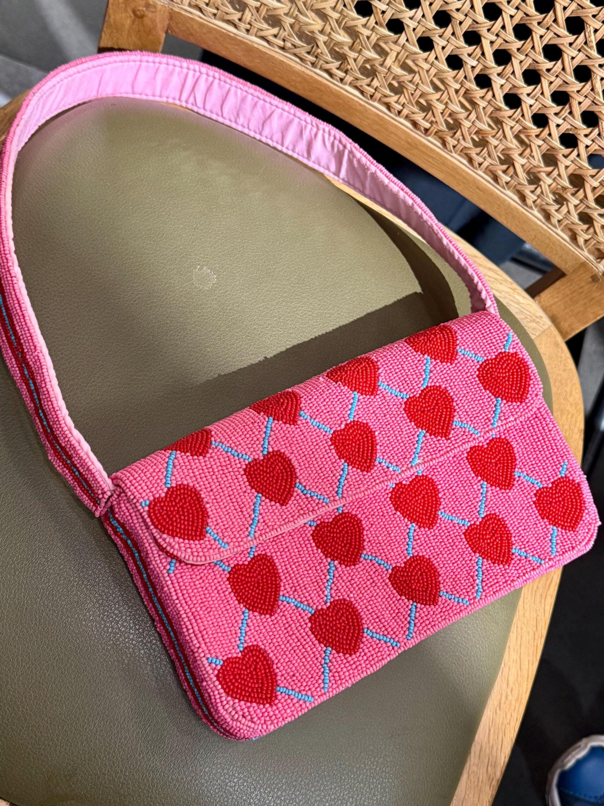 Sweetheart Beaded Bag