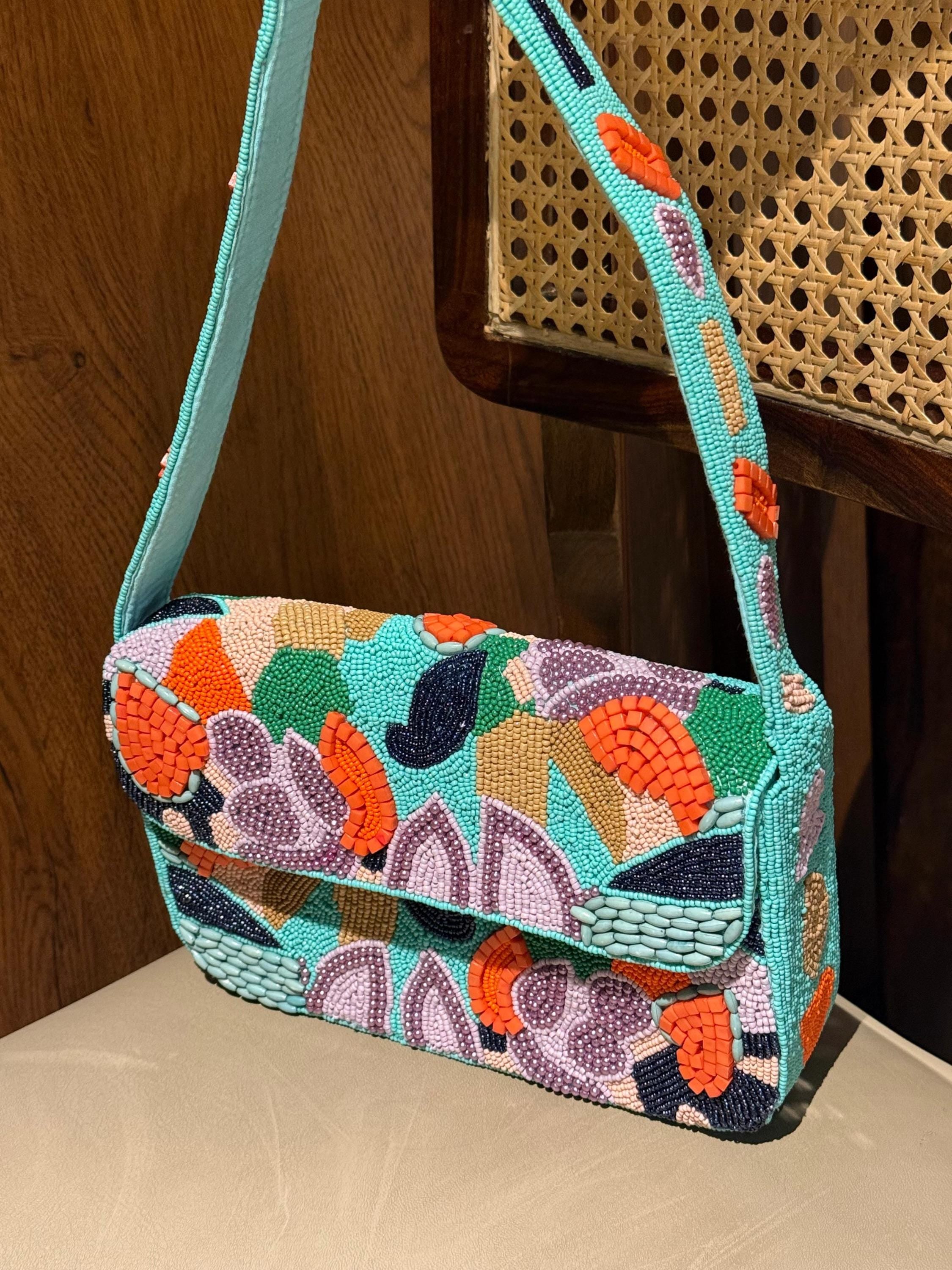 Aurora Beaded Shoulder Bag