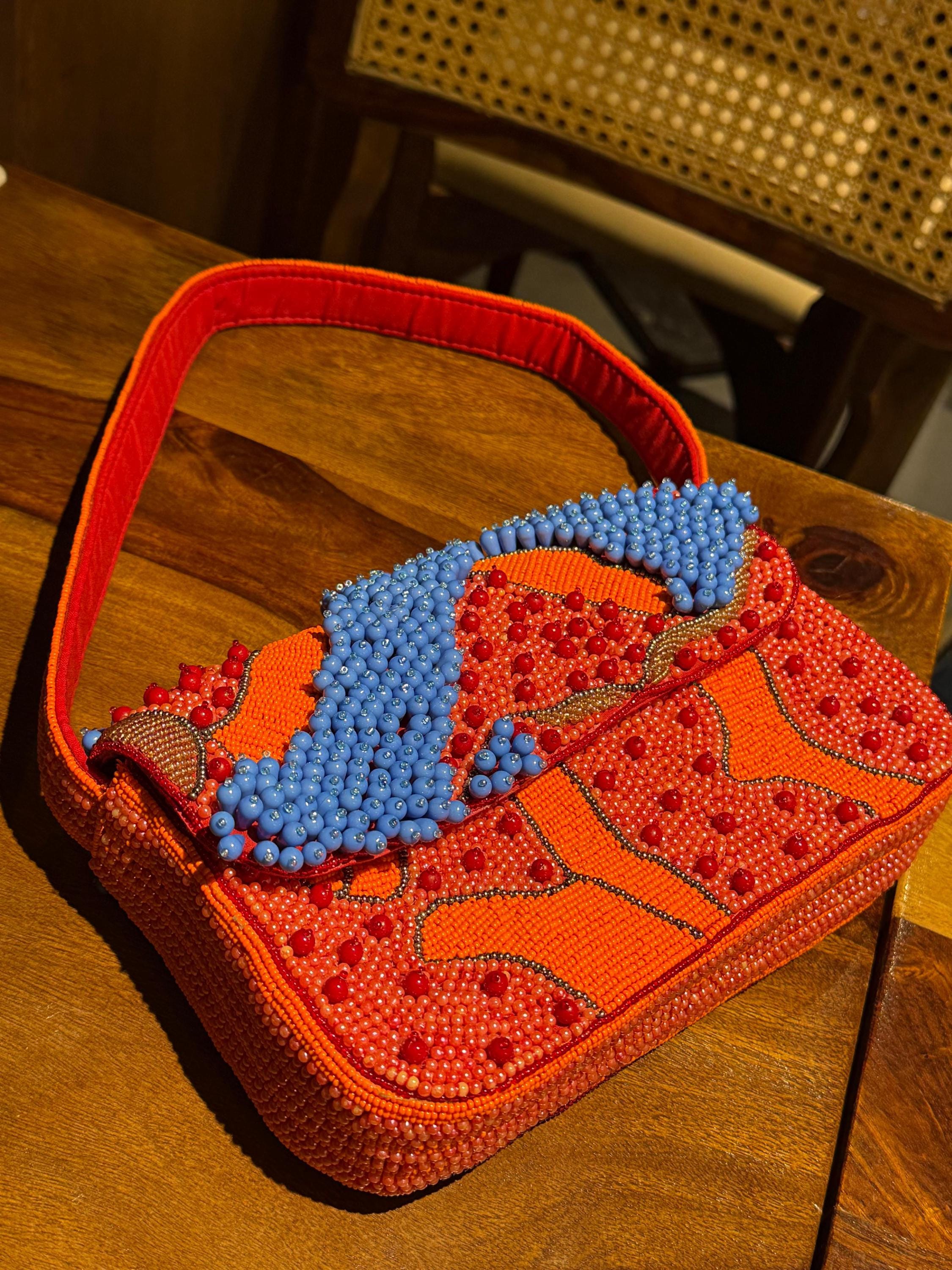 Inferno Mosaic Shoulder Handbag