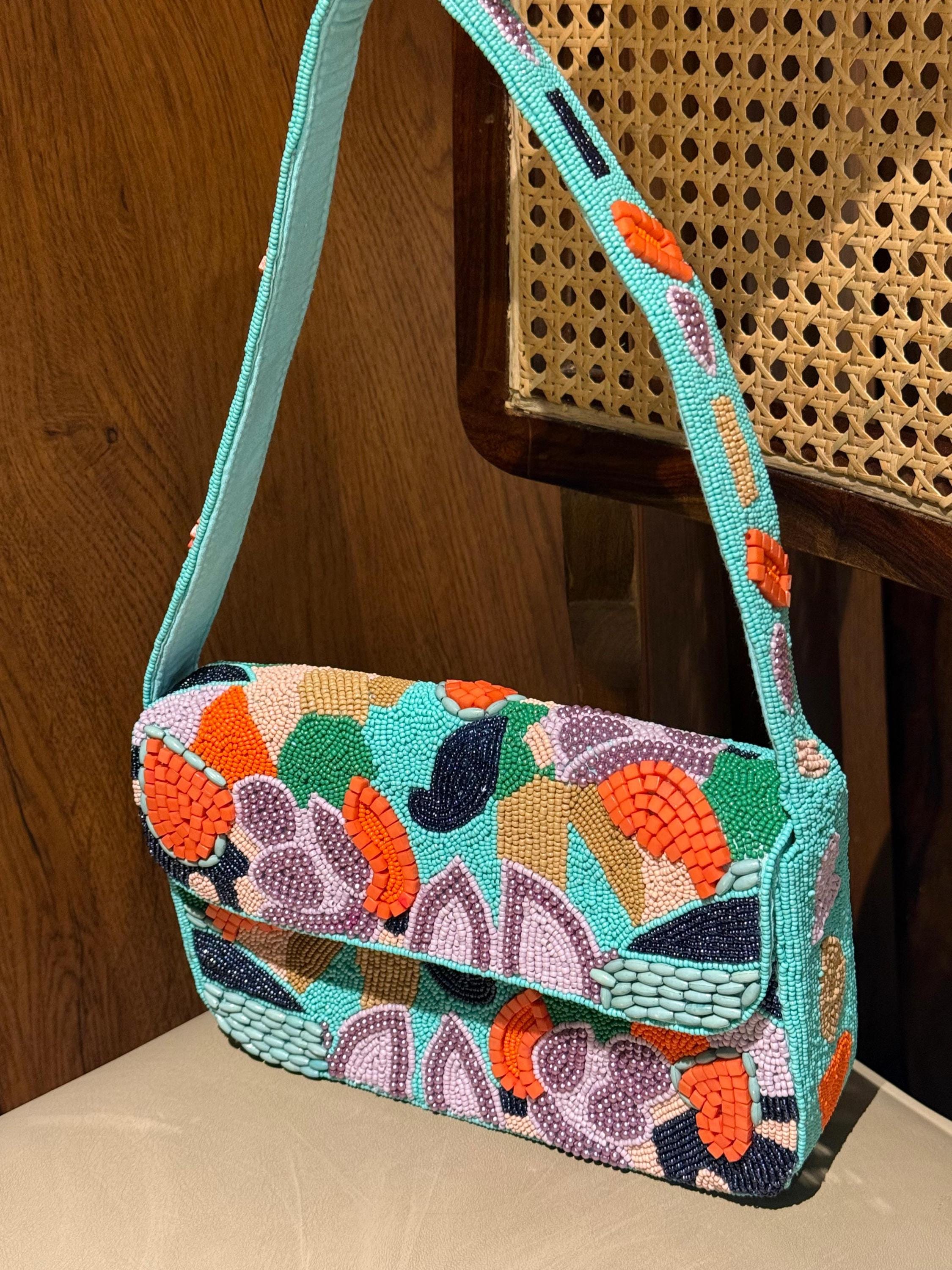 Aurora Beaded Shoulder Bag