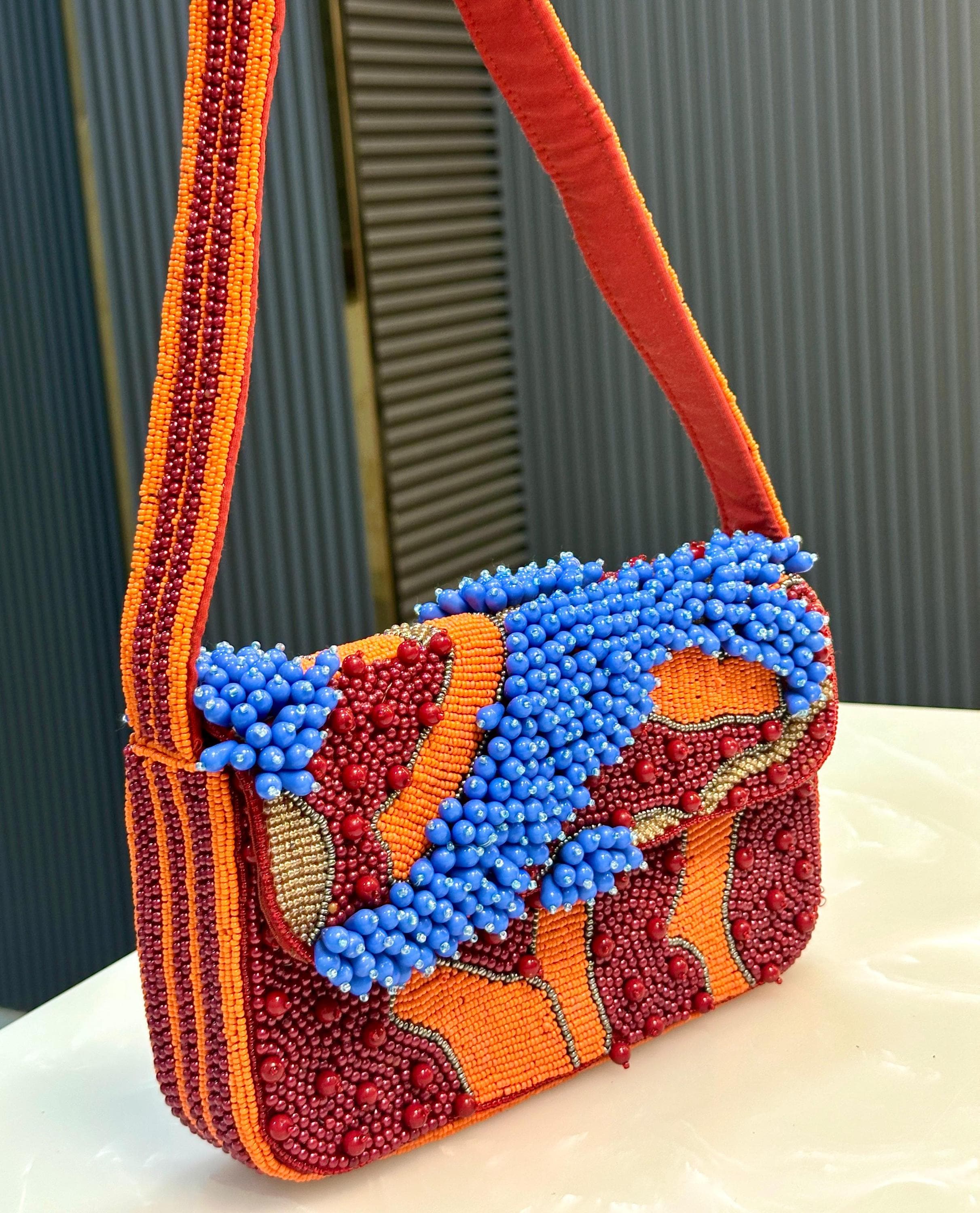 Inferno Mosaic Shoulder Handbag