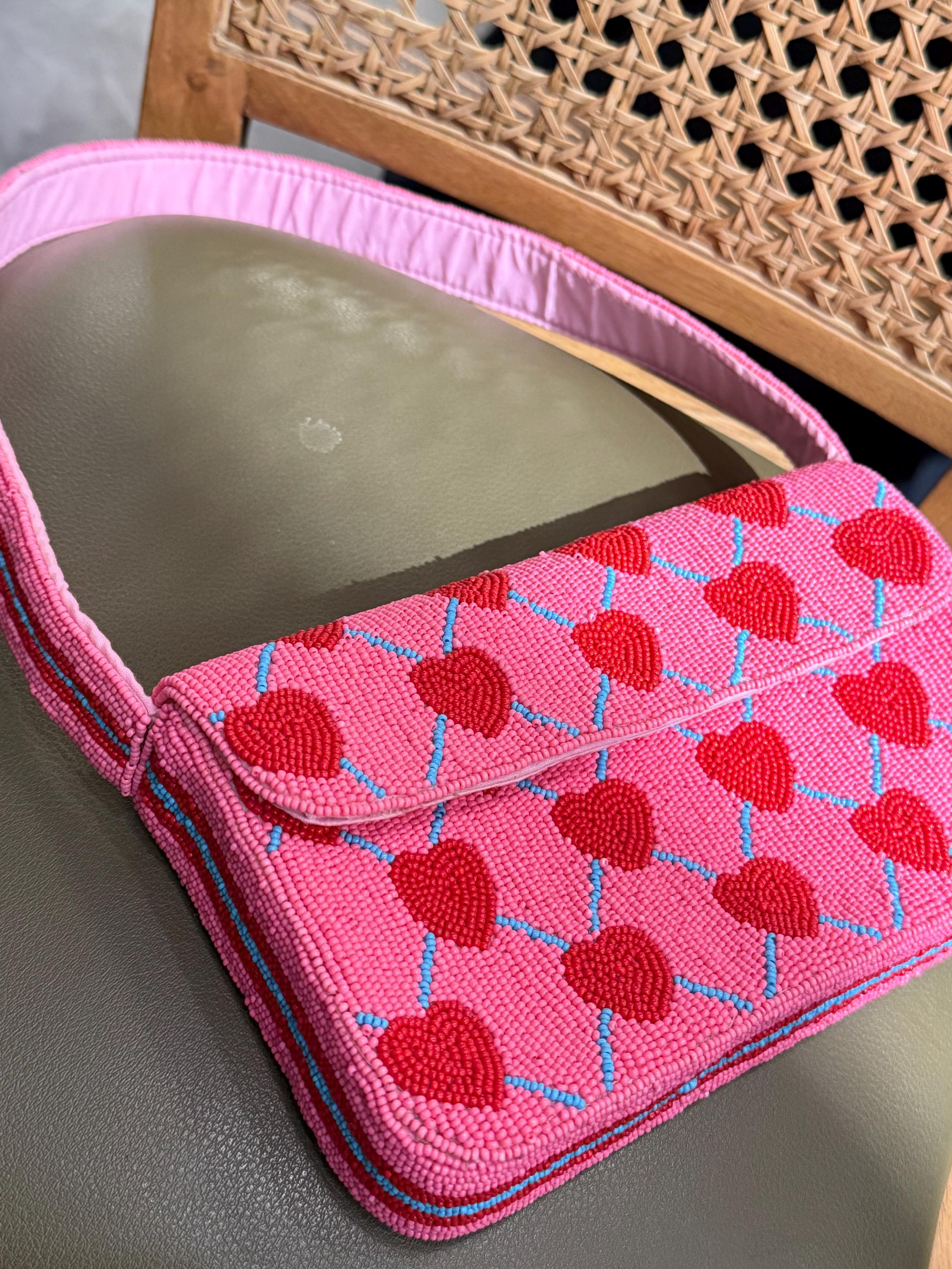 Sweetheart Beaded Bag